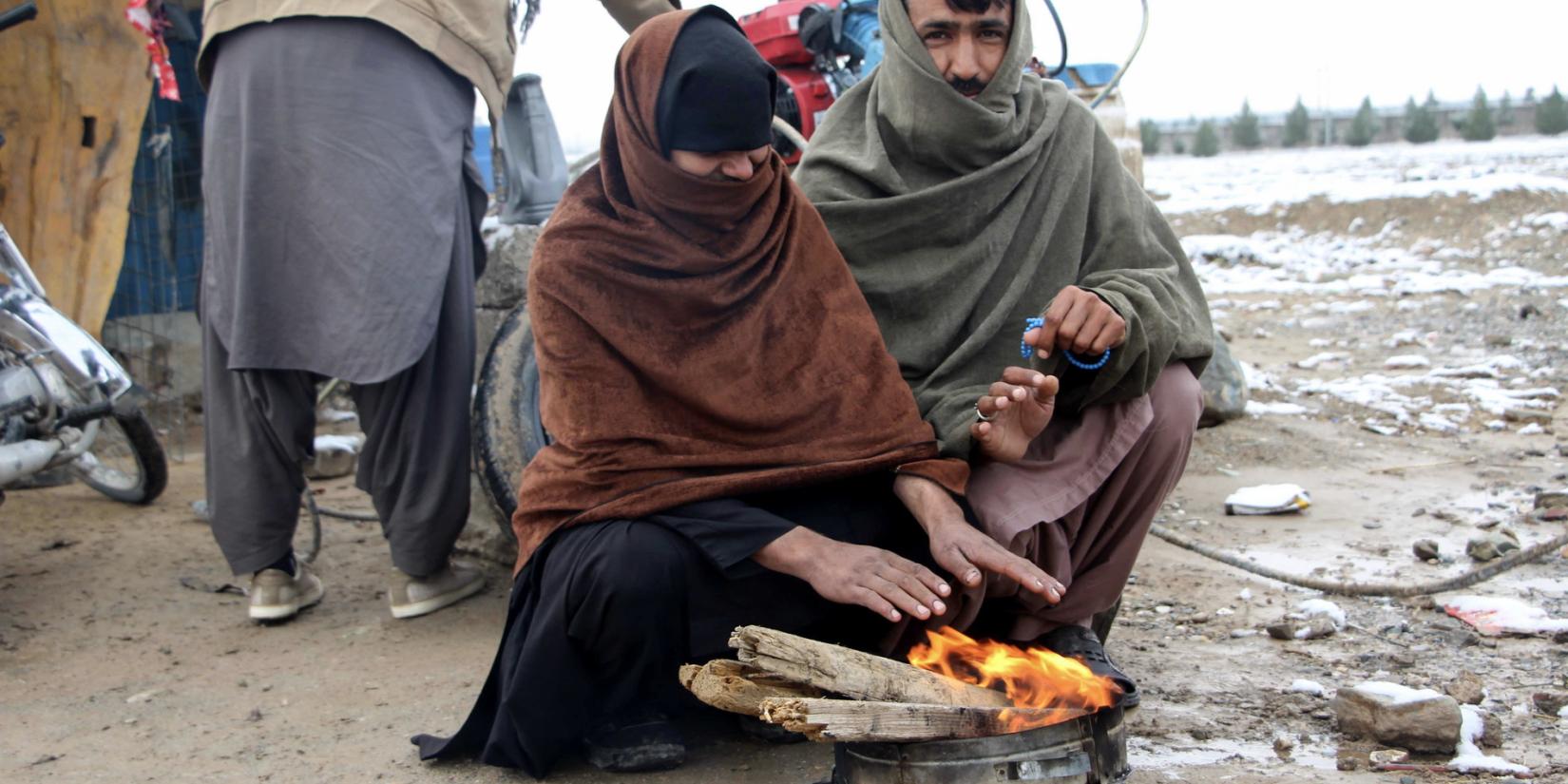 Civilians in Afghanistan are suffering a humanitarian crisis. Harsh winter temperatures are exacerbating the situation. © Keystone