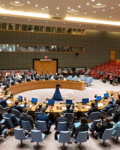 Adoption Security Council UNAMI